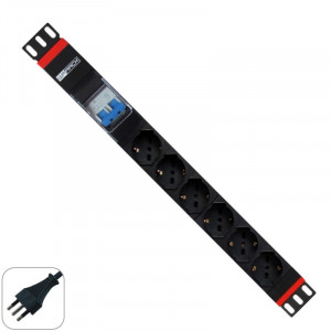 MULTIPRESA RACK 19" 6XIT