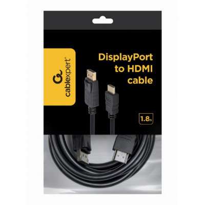 DISPLAYPORT TO HDMI CABLE, 1.8 M